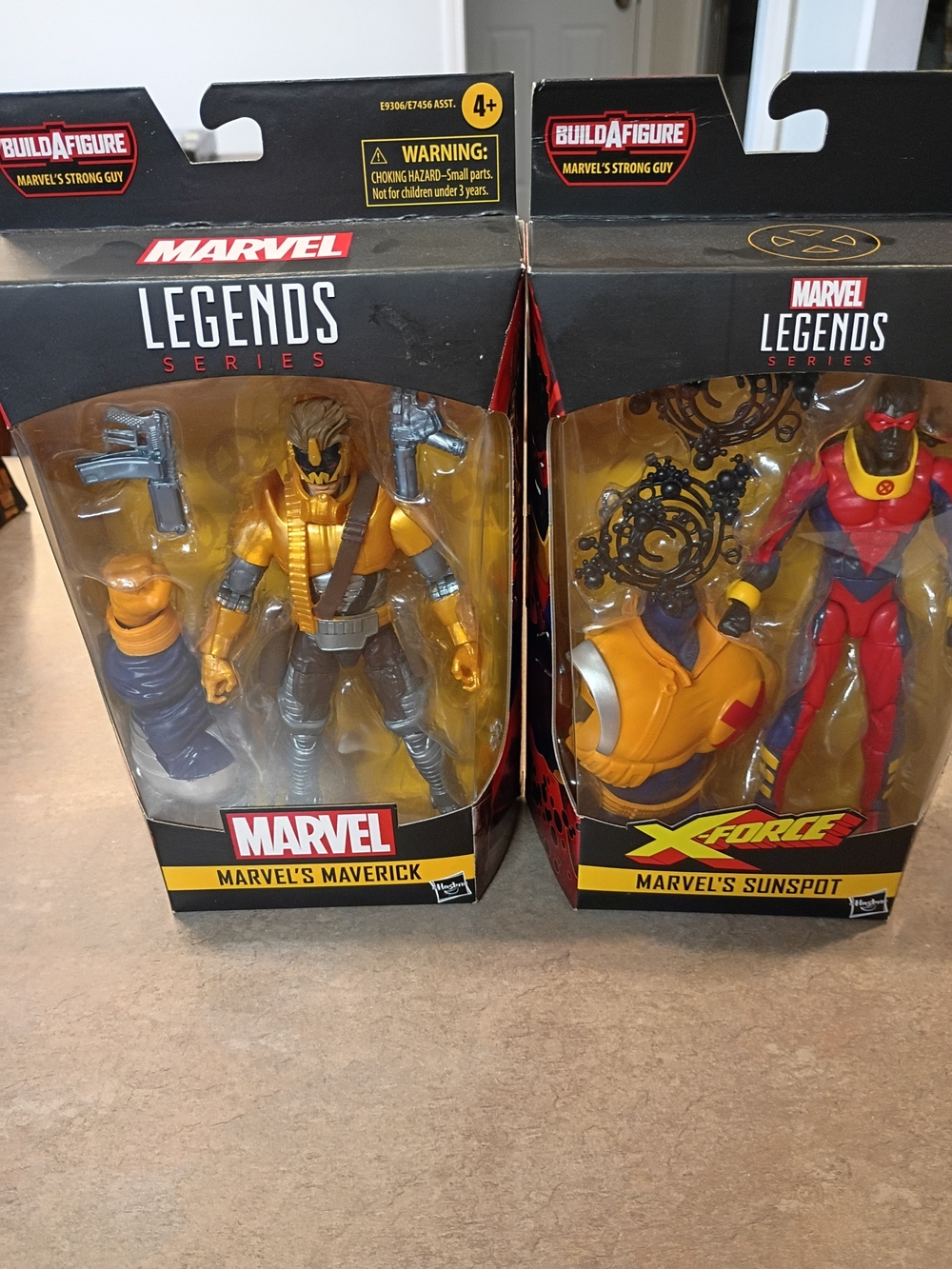 Marvel Legends Marvel's Maverick (Yellow) & Marvel's Sunspot (Red) Duo Pack